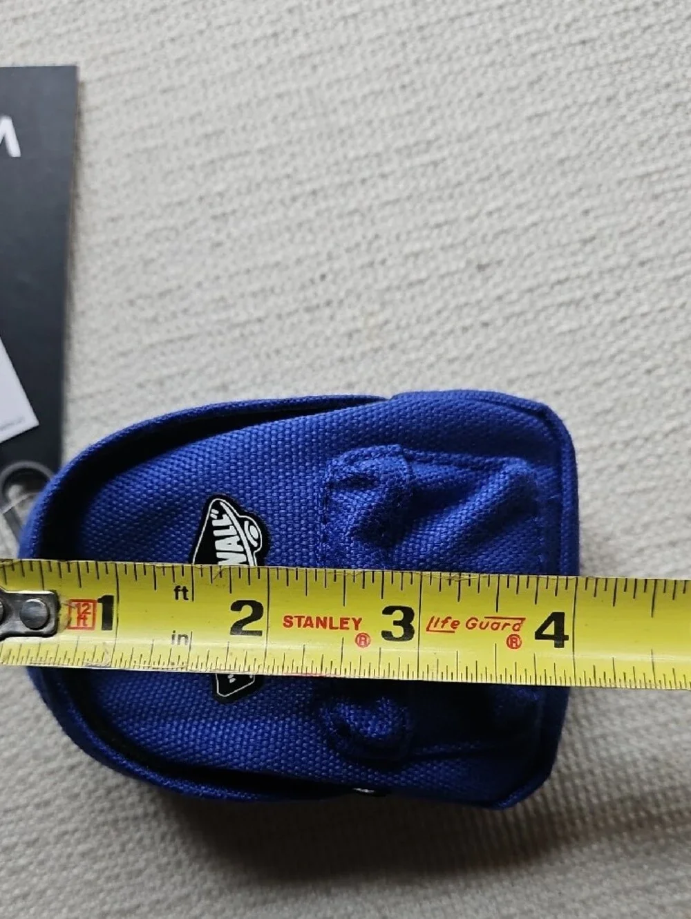 Vans Royal Blue Mini Bagcharm with 'Off The Wall' Logo